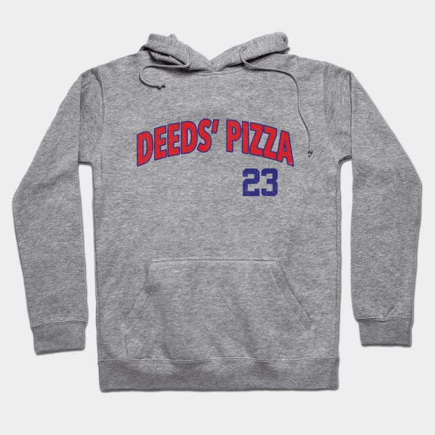 Deeds' Pizza #23 Hoodie by BodinStreet